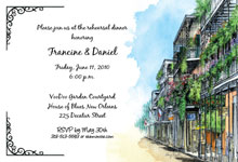 French Quarter invitations